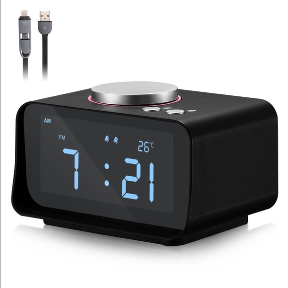 Other - Alarm Clock Radio Fywonder, Dual USB Charger Port